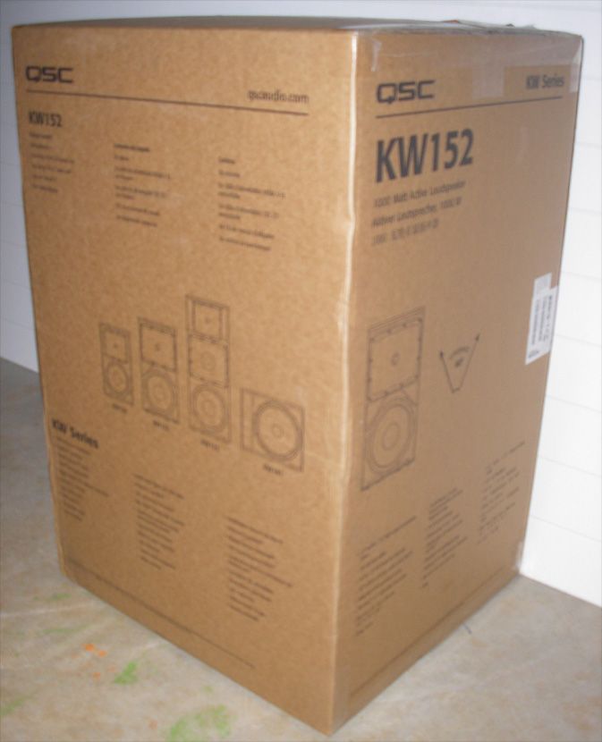 QSC KW 152 1000 Watt Powered Speaker New in Box KW152
