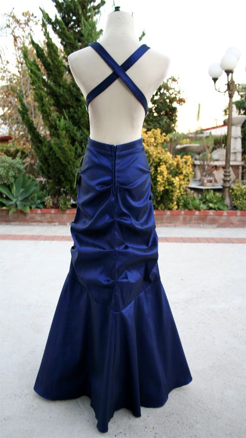 Masquerade $150 Saphire Formal Prom Party Gown 5