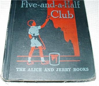 Vintage Book The Five and A Half Club 3rd Grade Reader Primer School