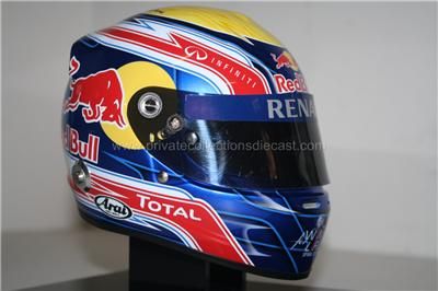 Mark Webber 2011 Red Bull 1/2 scale helmet