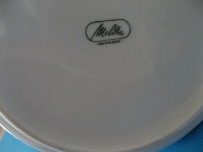 Vintage Melitta Elegant White Porcelain Coffee Pot 1 Quart Germany