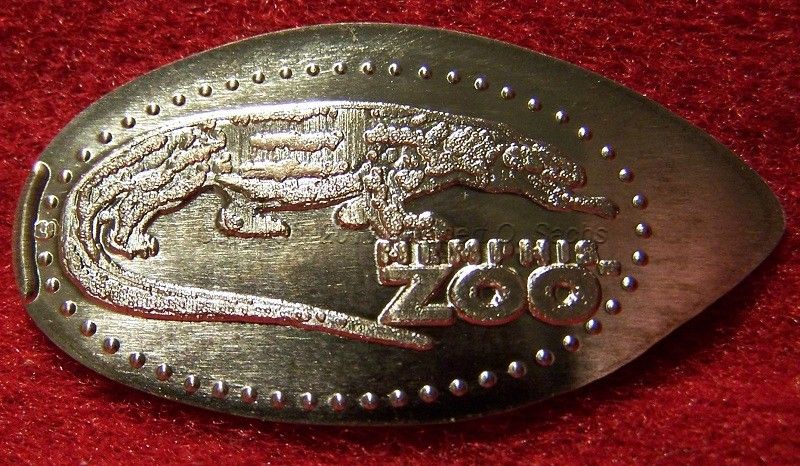 Memphis Zoo Komodo Dragon Elongated Copper Penny