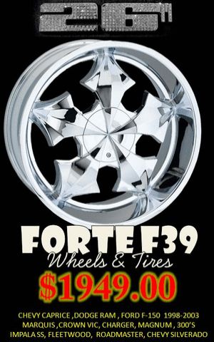 26 inch Black VW 925 Wheels Rims Tires Tahoe