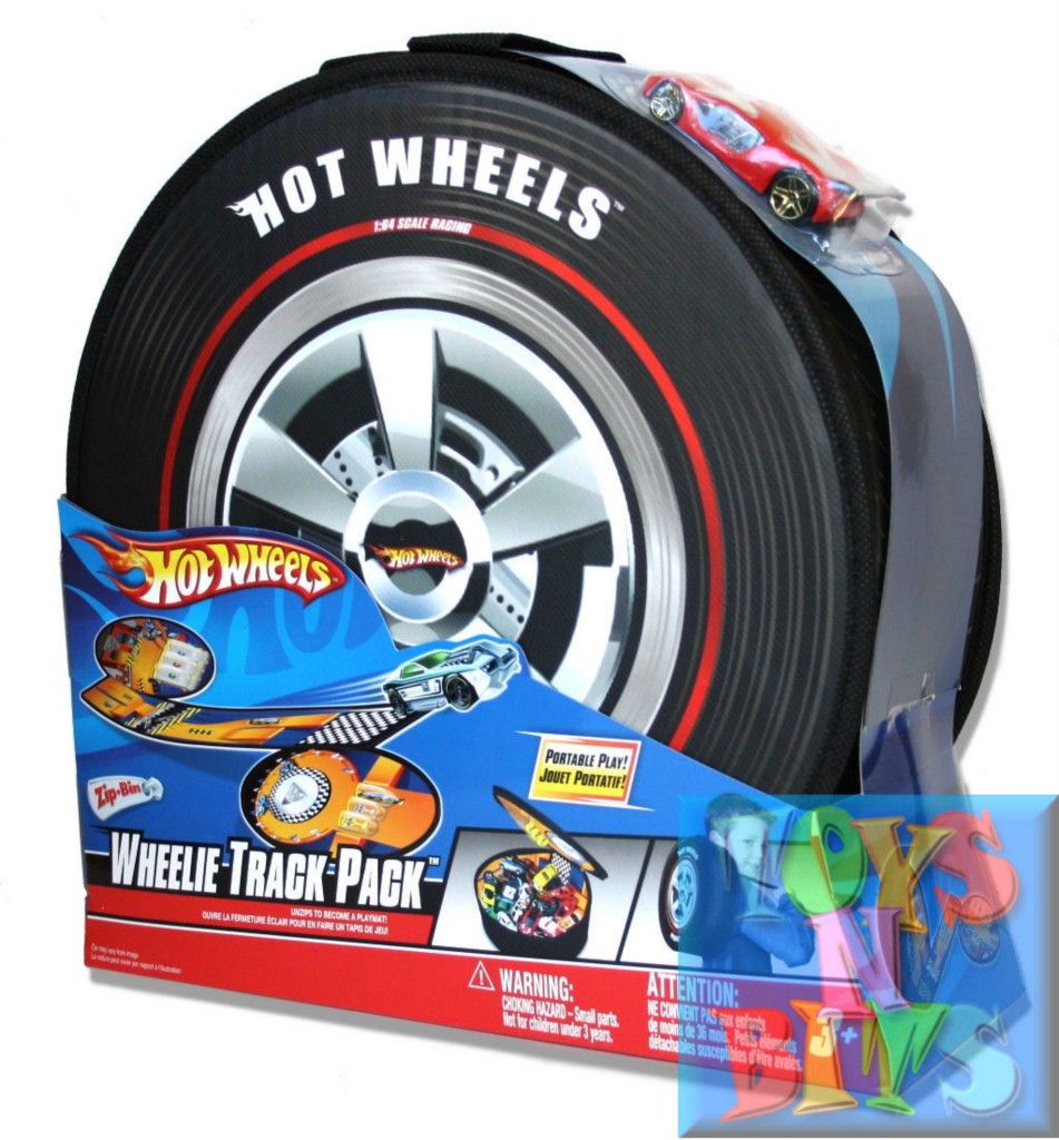 Hot Wheels Hotwheels Car Carry Case Wheelie Track Pack