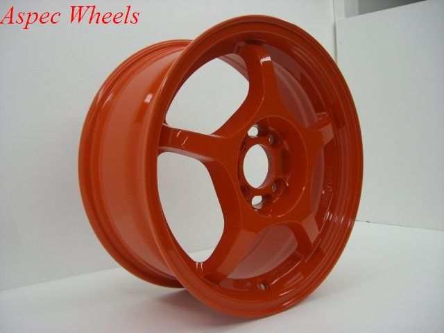Rota Attack 4x100 15x6 5 ET40 67 1 Orange Wheels Rims