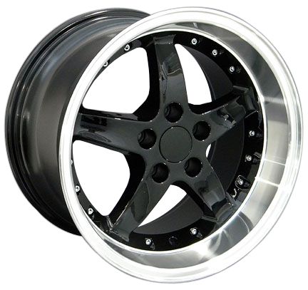 17 9 10 5 Black Cobra Wheels Nexen Tires Rims Fit Mustang® 94 04