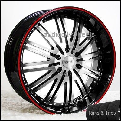 22 inch Wheels and Tires Chevy Ford Cadillac QX56 H3