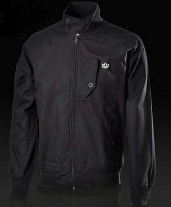 Adidas Harrington Jacket Large Black Originals L Skinhead Oi Classic