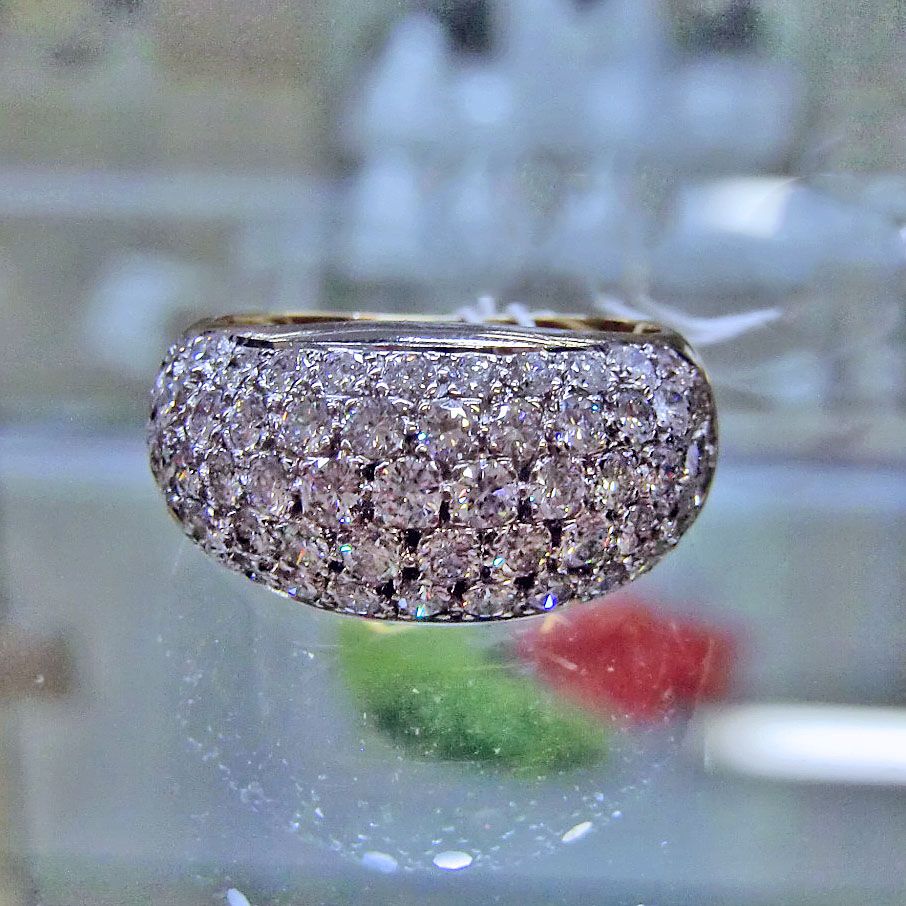 101230   Pave Ring mit Brillanten ca. 2,35 ct 750 GG