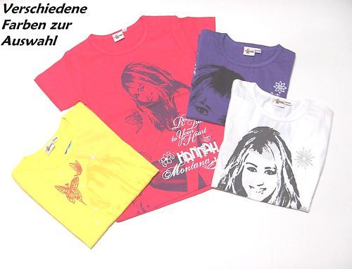 1324 Hannah Montana T Shirt Gr.158/164, versch. Farben