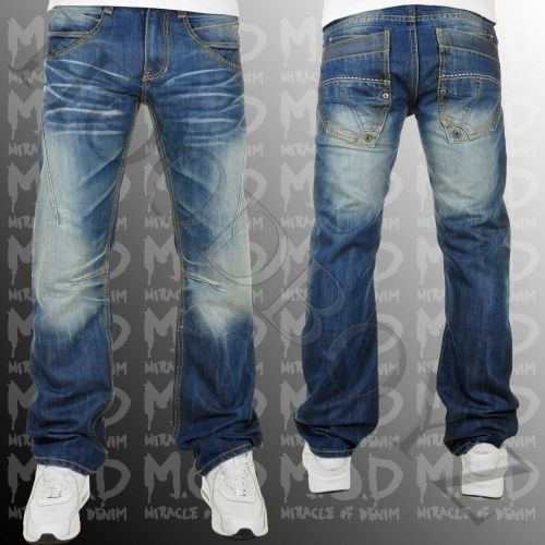 Cosmo Denim Loose Fit Jeans Dunkelblau (36360)
