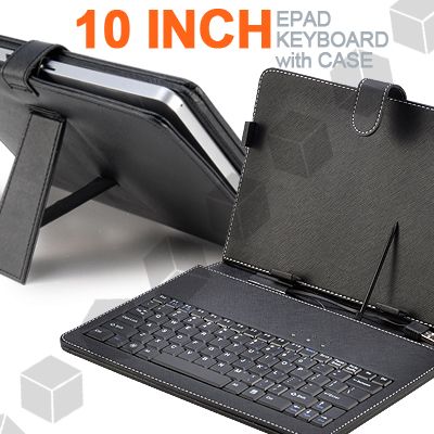 USB Tastatur Case Tasche Cover f. SUPERPAD VI ANDROID 4.0 10,2 ZOLL