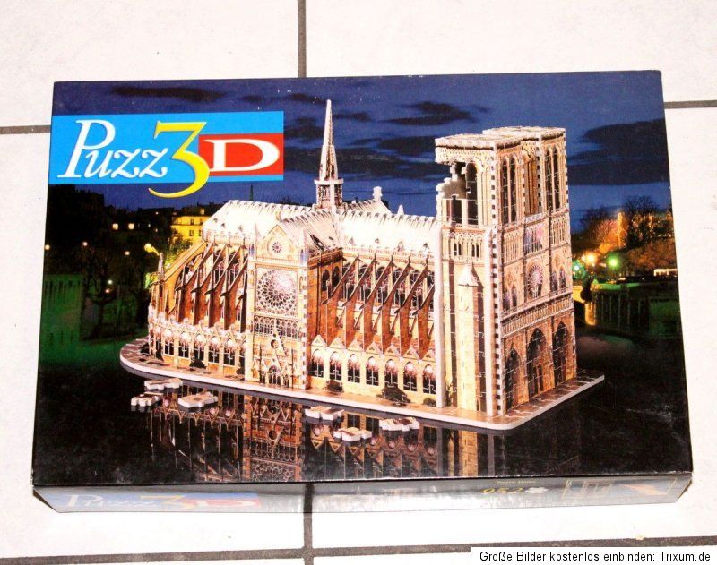 3D Puzzle Notre Dame 952 Teile 3DPuzzle Puzz3D von MB