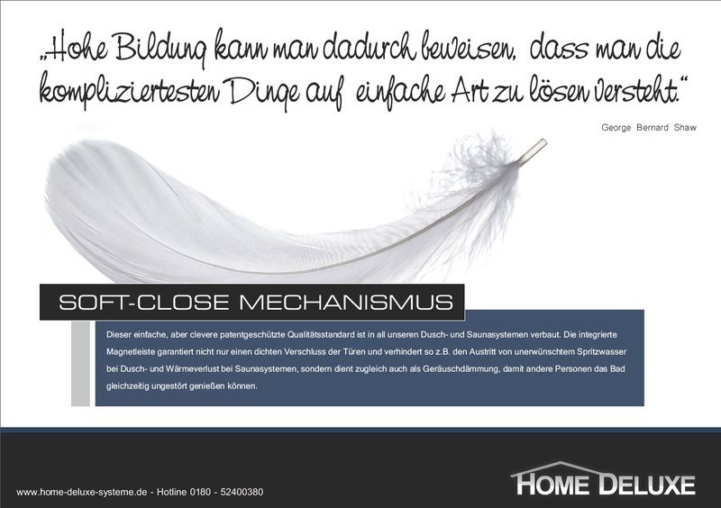 HOME DELUXE Duschabtrennung Nischentür Pendeltür Duschtür