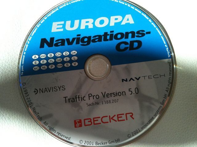 Becker Traffic Pro Autoradio Navigationssystem mit CD