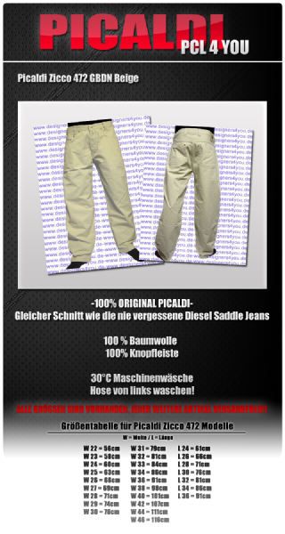 Picaldi 472 Zicco Jeans GBDN Beige