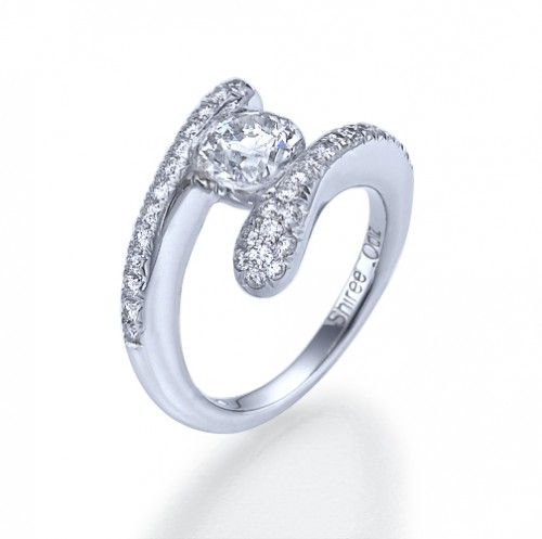 89 Carat I/VS1 Diamant Solitar Ring Brillantring 14kt 585 Weißgold
