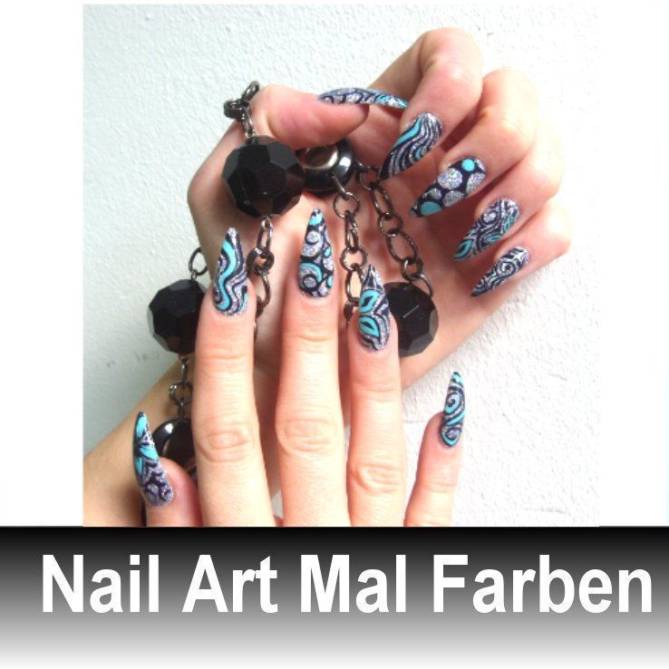 880 b .Nail Art Acryl Malfarben 12 Farben .