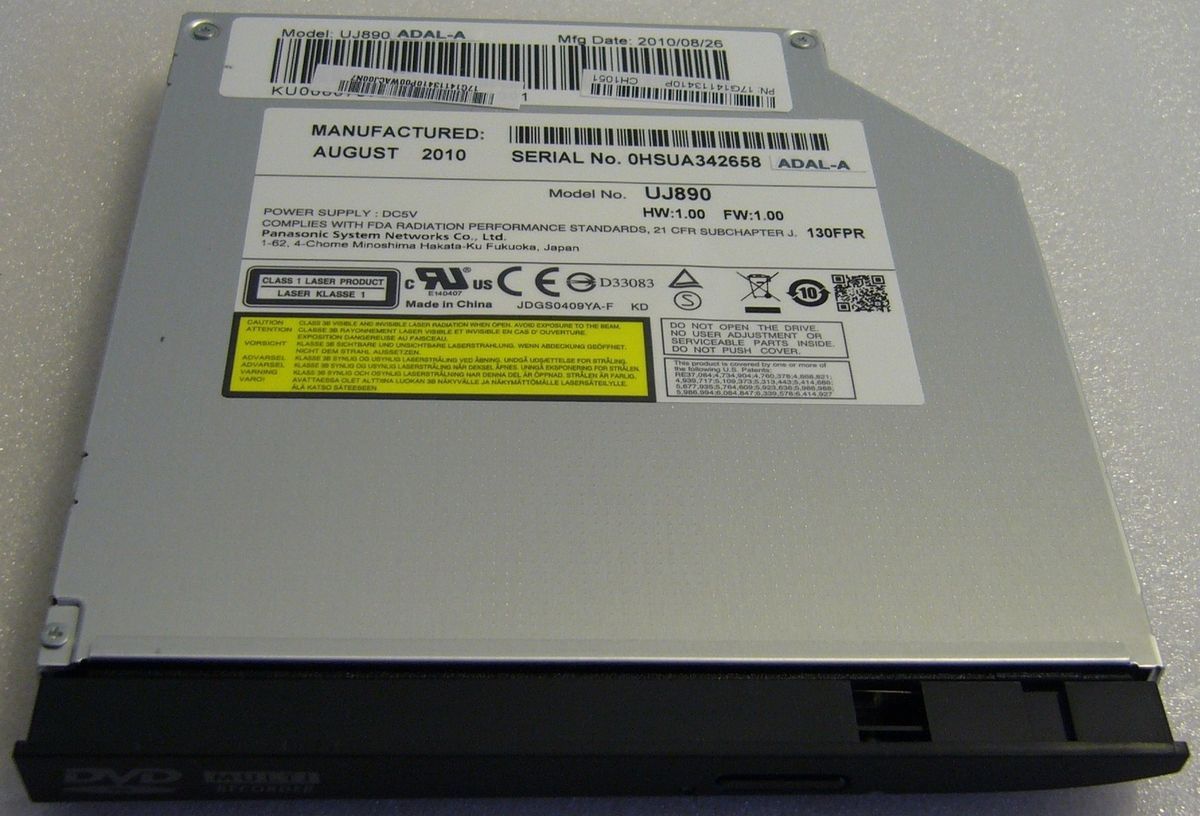 DVD Brenner Laufwerk Panasonic UJ 890 für Asus X72D X 72D
