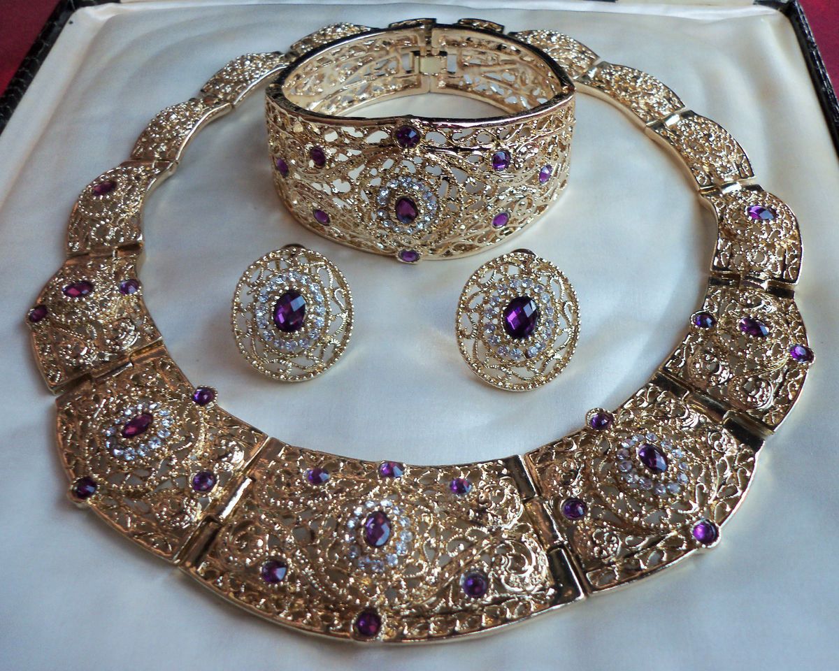 Luxus Orient Schmuckset Takschita Hijab Kaftan Braut Sari Henna Kaftan