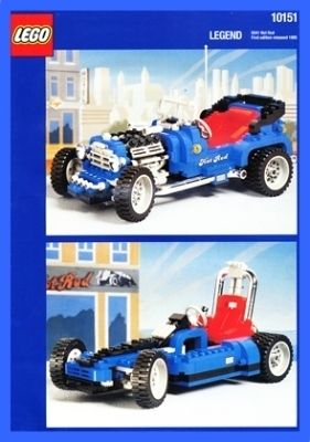 LEGO BAUANLEITUNG 10151 Legends Hot Rod Model Team 950