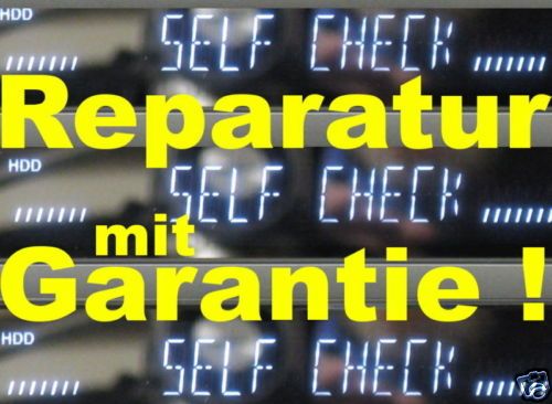 REPARATUR Panasonic DMR E85H DMR E95H E55 E53 SELFCHECK